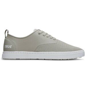 TRUE LINKSWEAR Eco Knit Spikeless Golf Shoes in Stone - Men's Size US 9